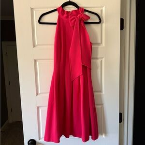 Vince Camuto Hot Pink Bow Dress